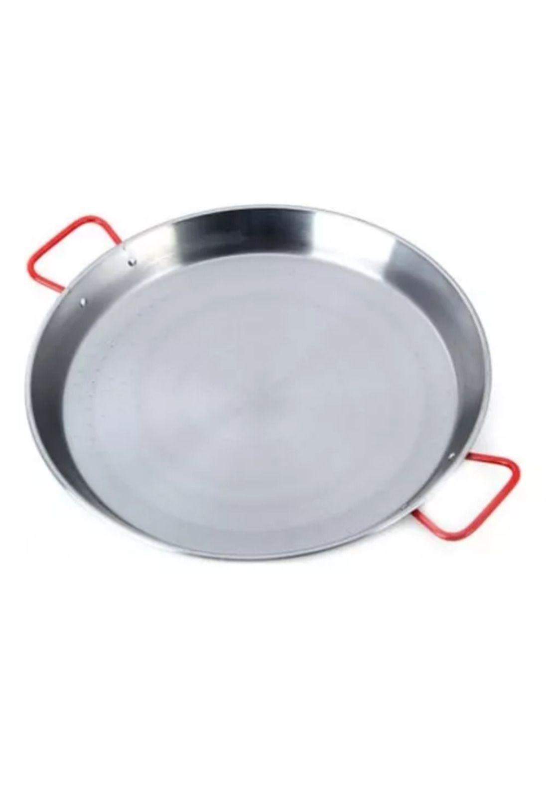Paellera valenciana de 34 cm en acero, 6 porciones-4