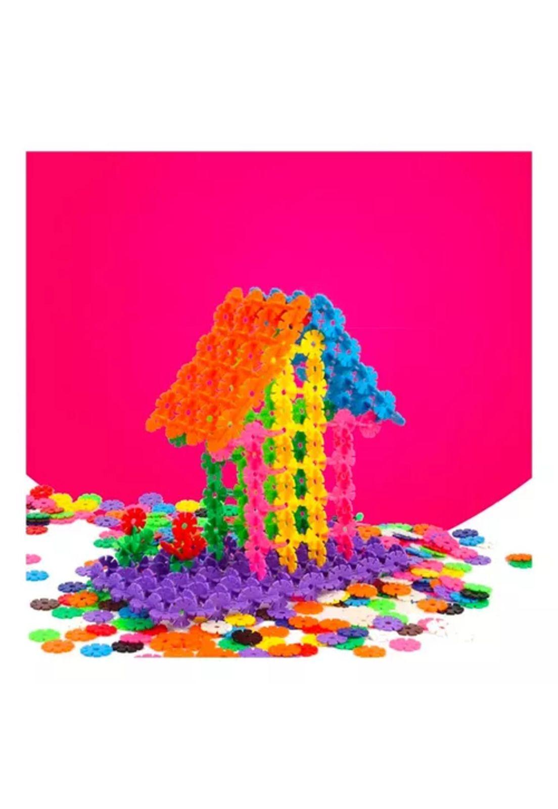 Set de 300 pcs estrellita didáctica, juguetes multiencaje multicolor-2