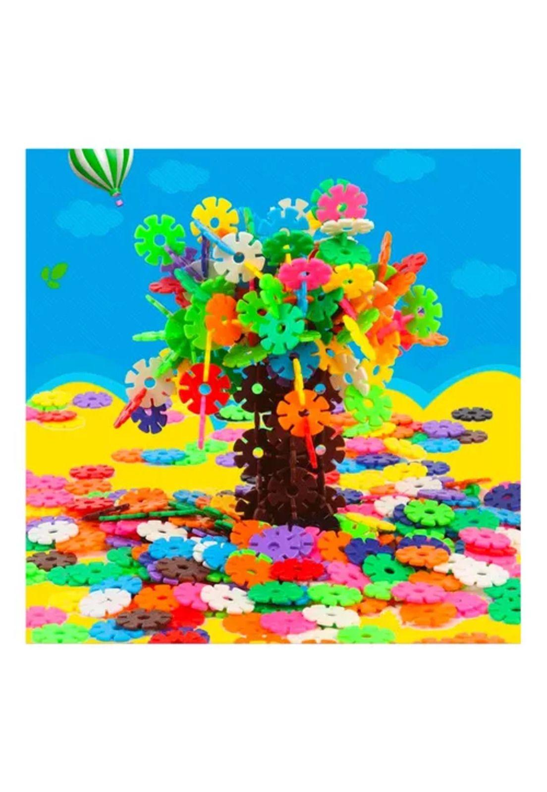 Set de 300 pcs estrellita didáctica, juguetes multiencaje multicolor-3
