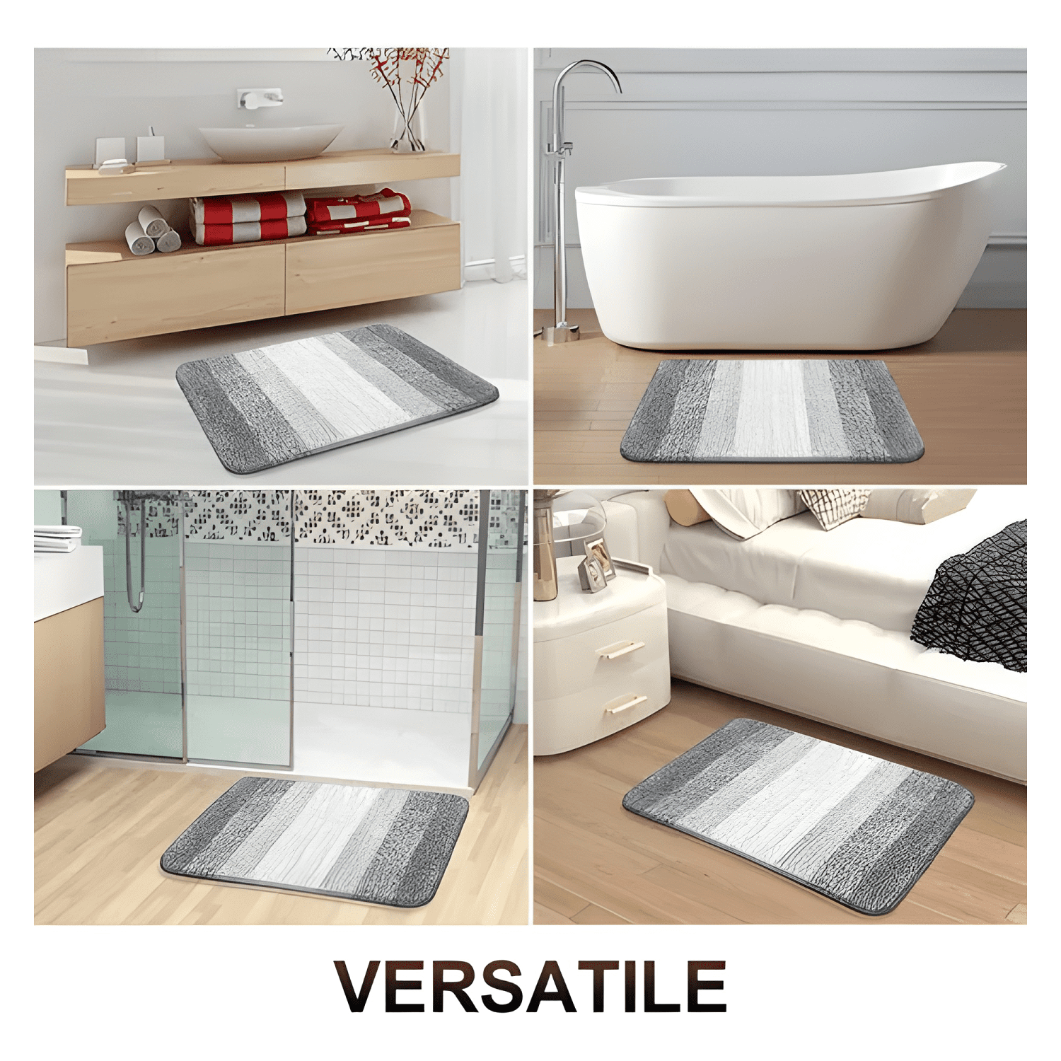 Bathroom Rugs Mat 40×60cm Absorbent Microfiber Para Baño-4