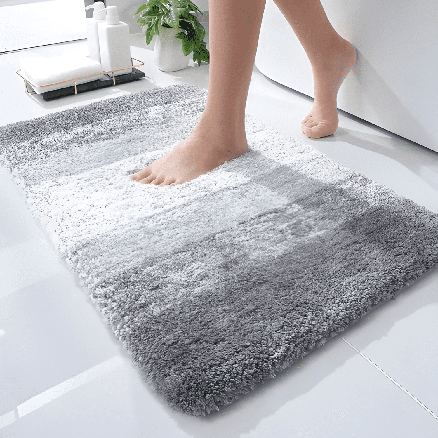 Bathroom Rugs Mat 40×60cm Absorbent Microfiber Para Baño-1