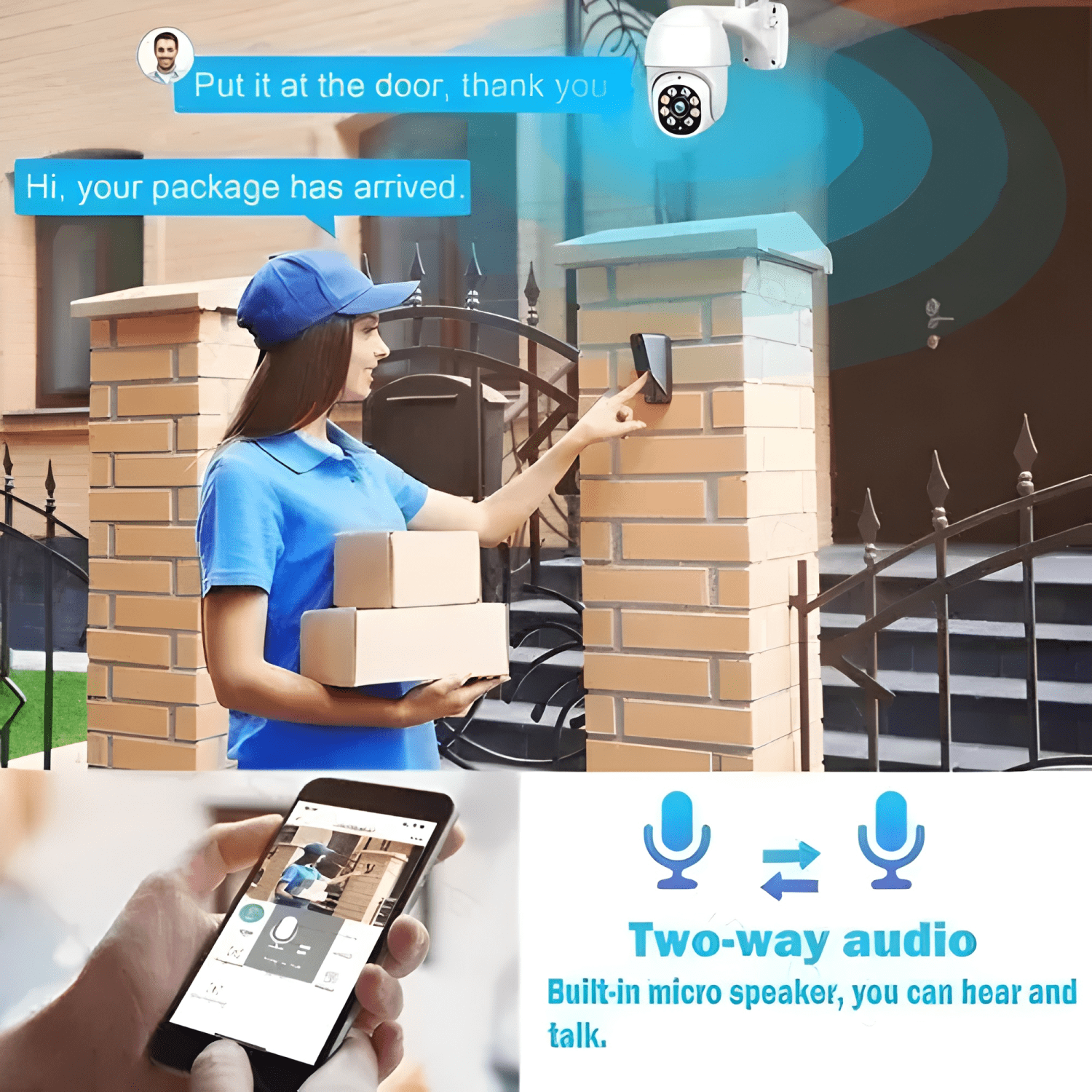Pack X3 Camara Ip Wifi Exterior 1080p Inalambrica Hd Pro-2