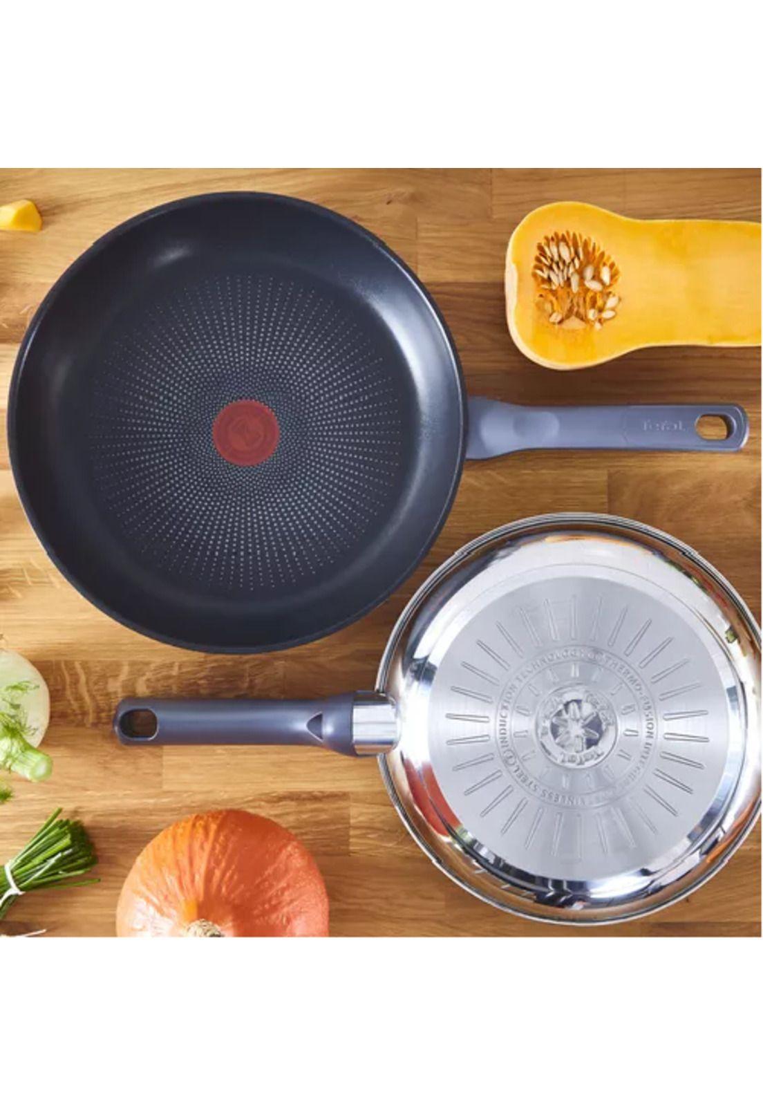 Set de sartenes 24/28 cm Daily Cook, color plateado-3
