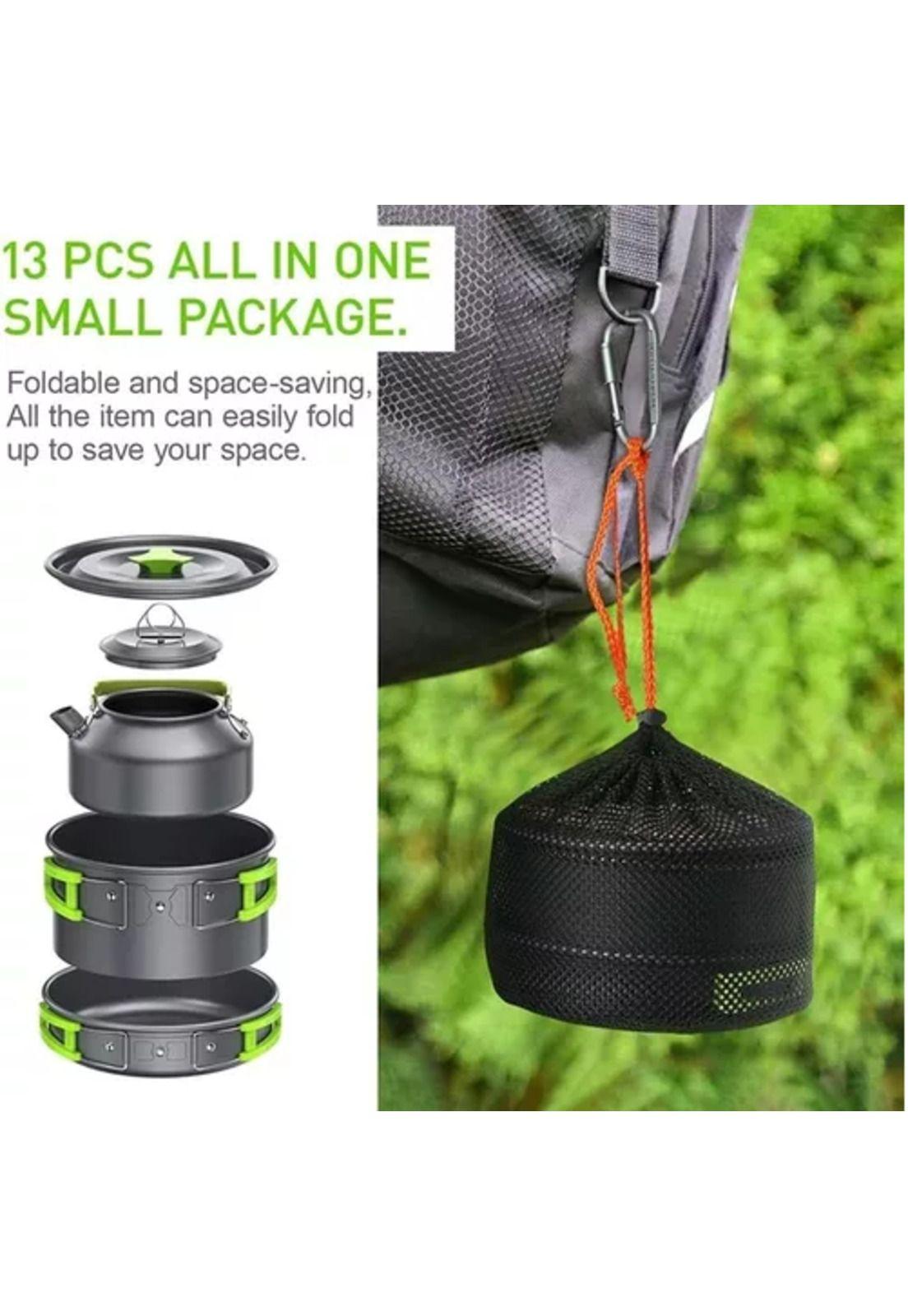 Set de ollas y tetera para camping-6