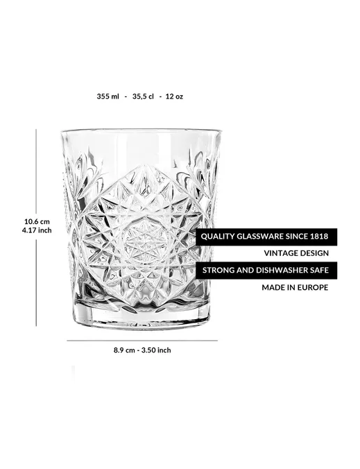 Set 4 Vasos Cortos Hobstar-2