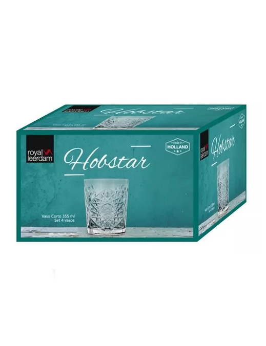 Set 4 Vasos Cortos Hobstar-3