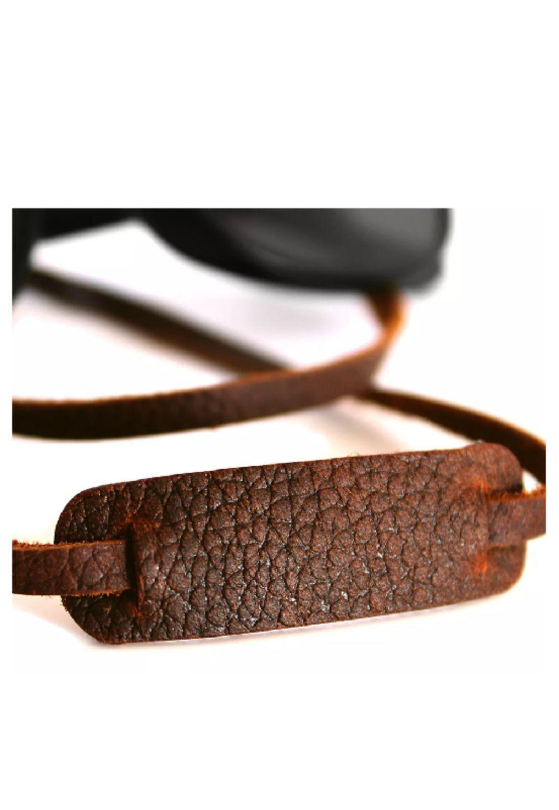 Strap cuero sujetador strap para lentes café-3