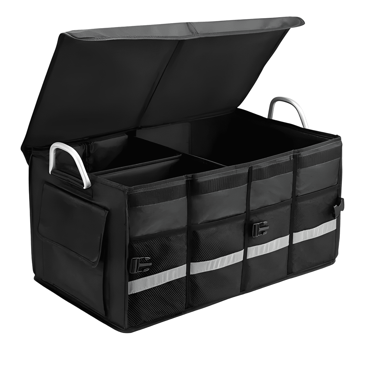 Organizador De Maletero De Automóvil Plegable Con Tapa-0