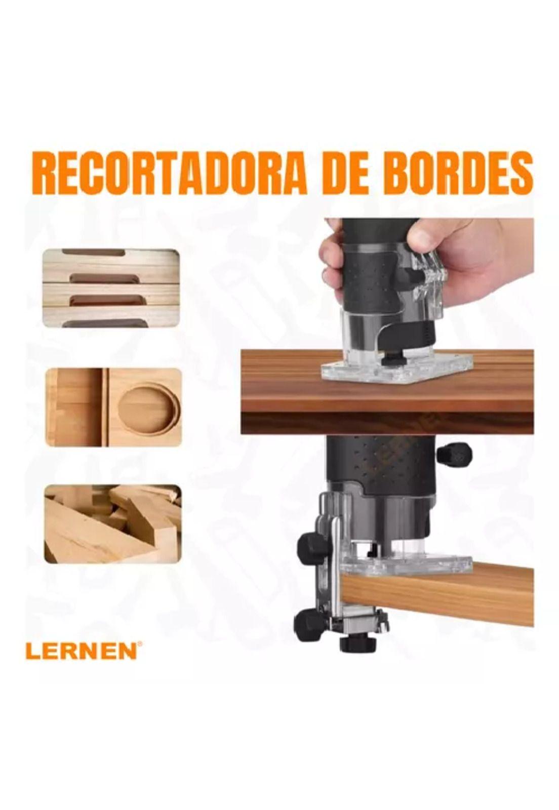 Kit fresadora router Tupi 6-6.35mm 220V 50Hz 550W + 18 fresas-2