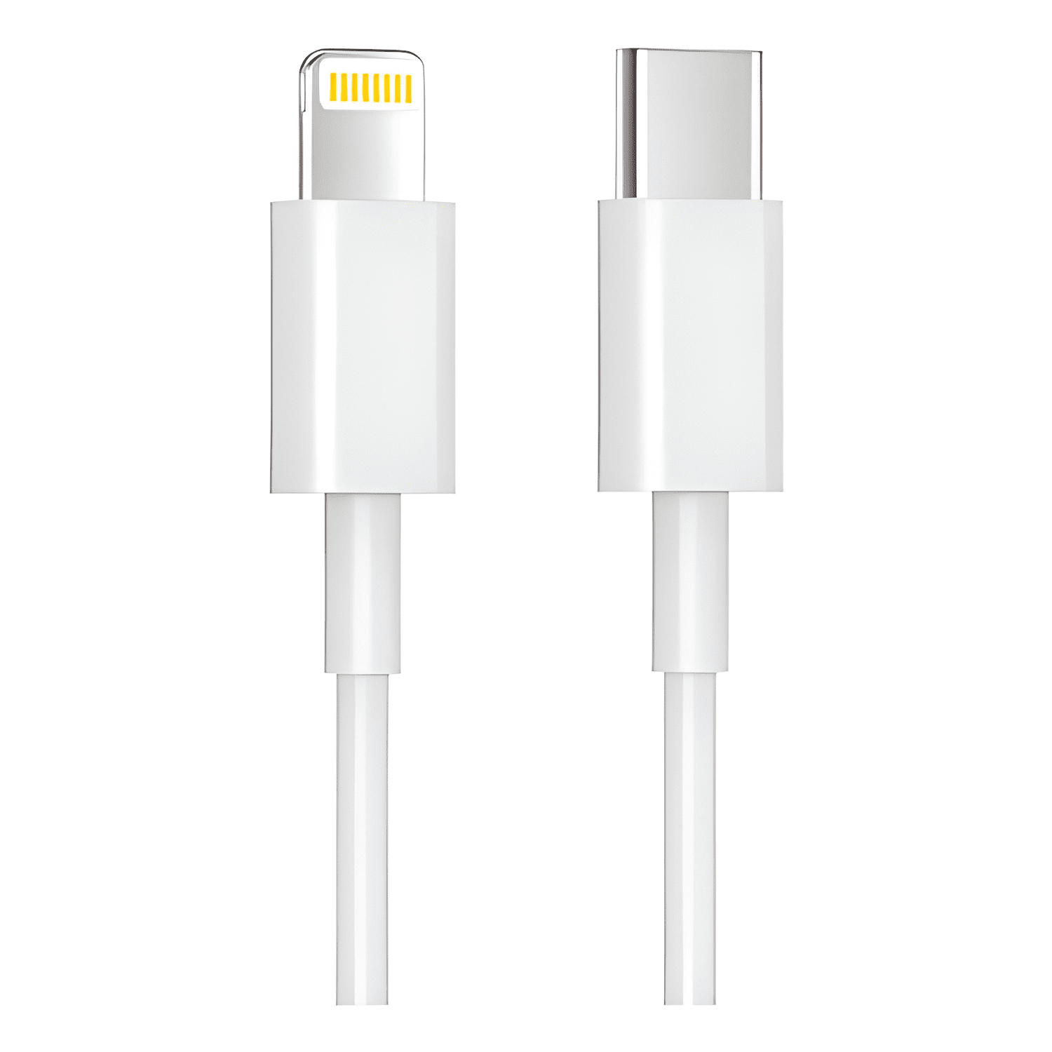 Cable USB c carga rápida para iphone 11 12 13 14 1m Blanco-0