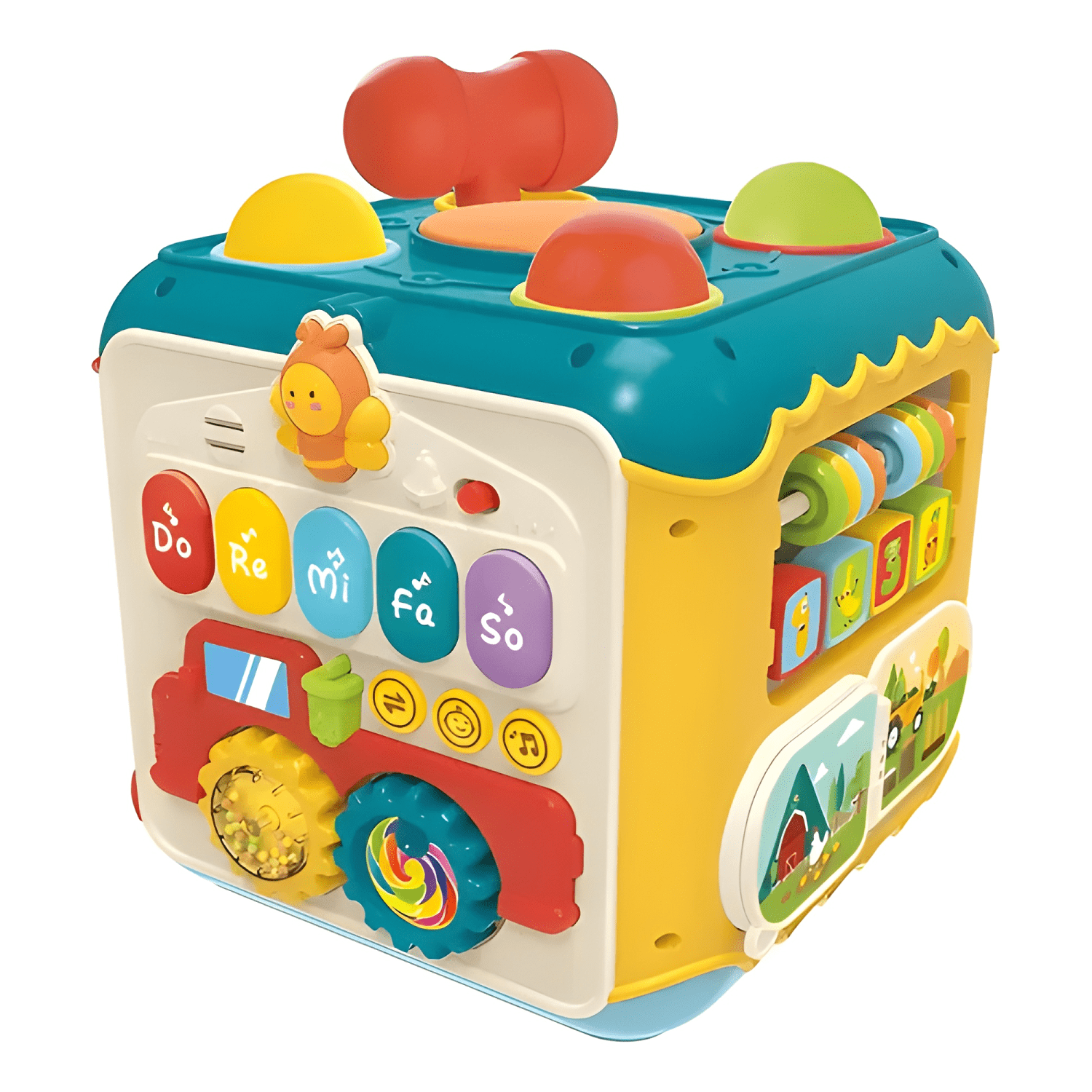Cubo didáctico de actividades 6 en 1 juguete bebe-0