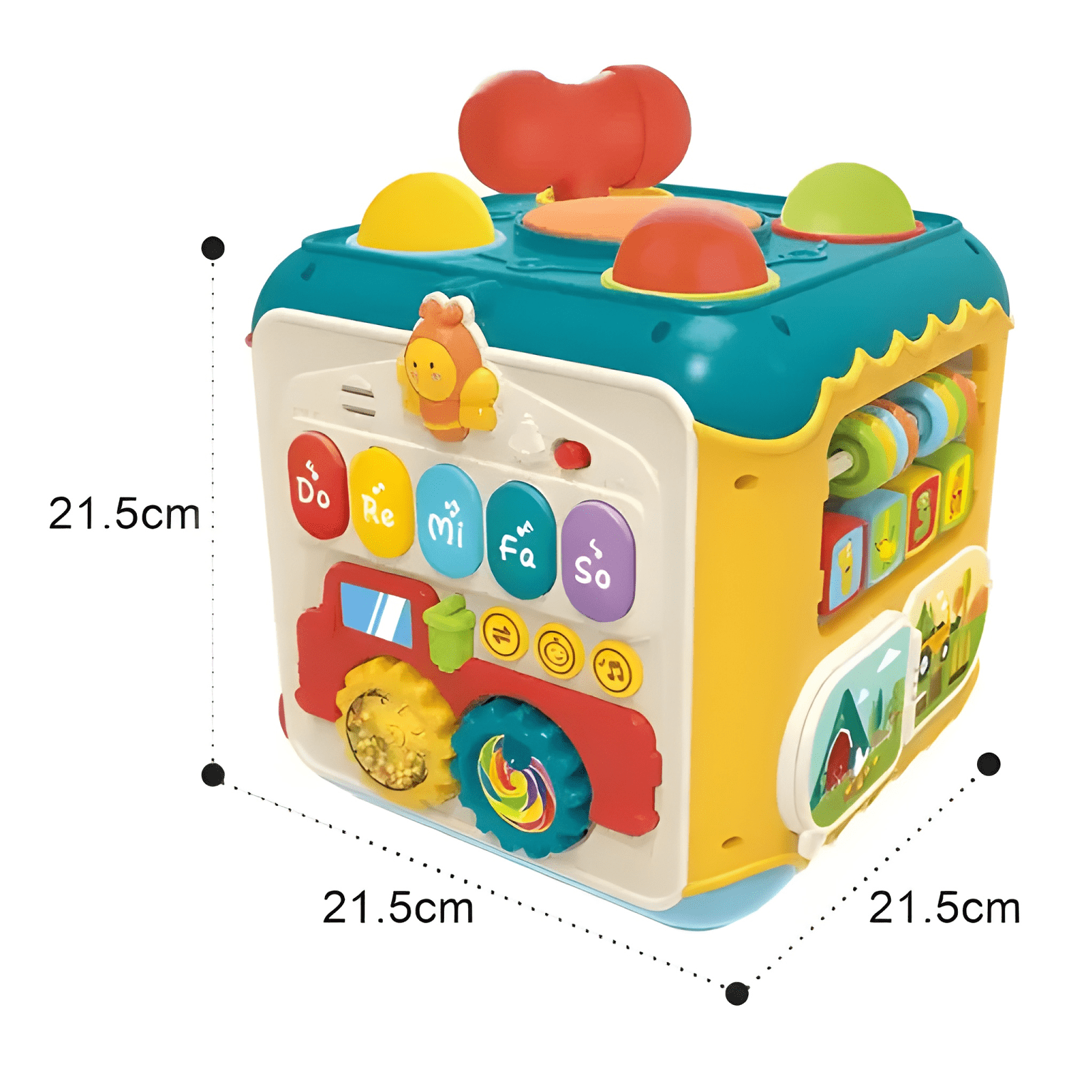 Cubo didáctico de actividades 6 en 1 juguete bebe-3