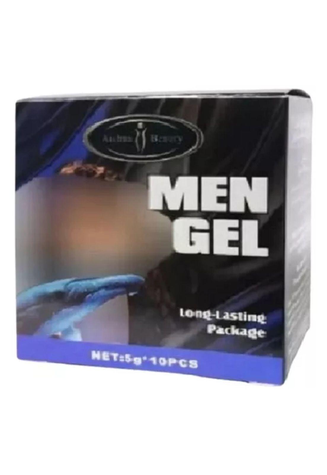 Pack de 10 sobres de gel lubricante íntimo para hombres, 5 g, sabor neutro-1