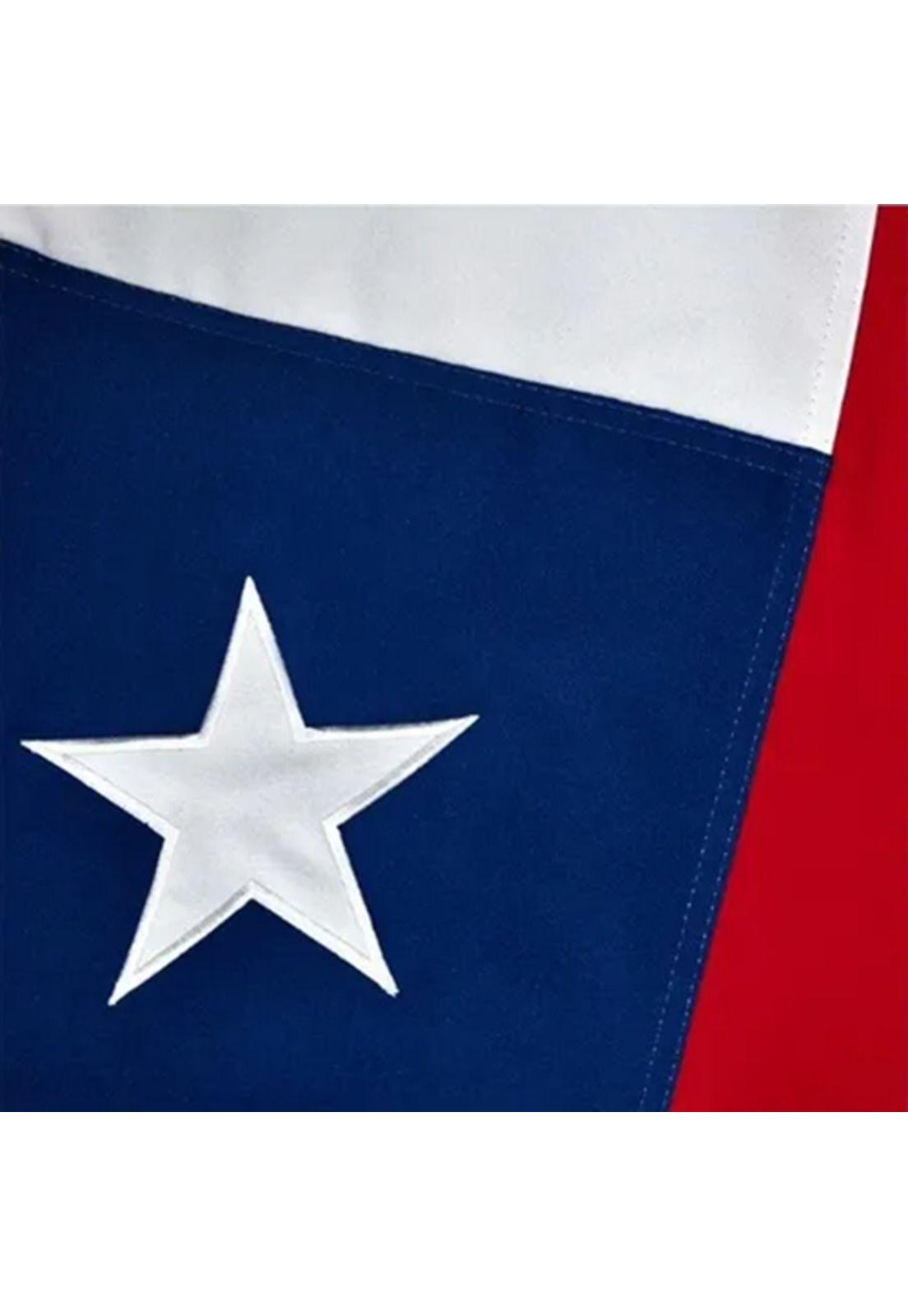 Bandera chilena 100 x 150 cm tela bordada reforzada-1