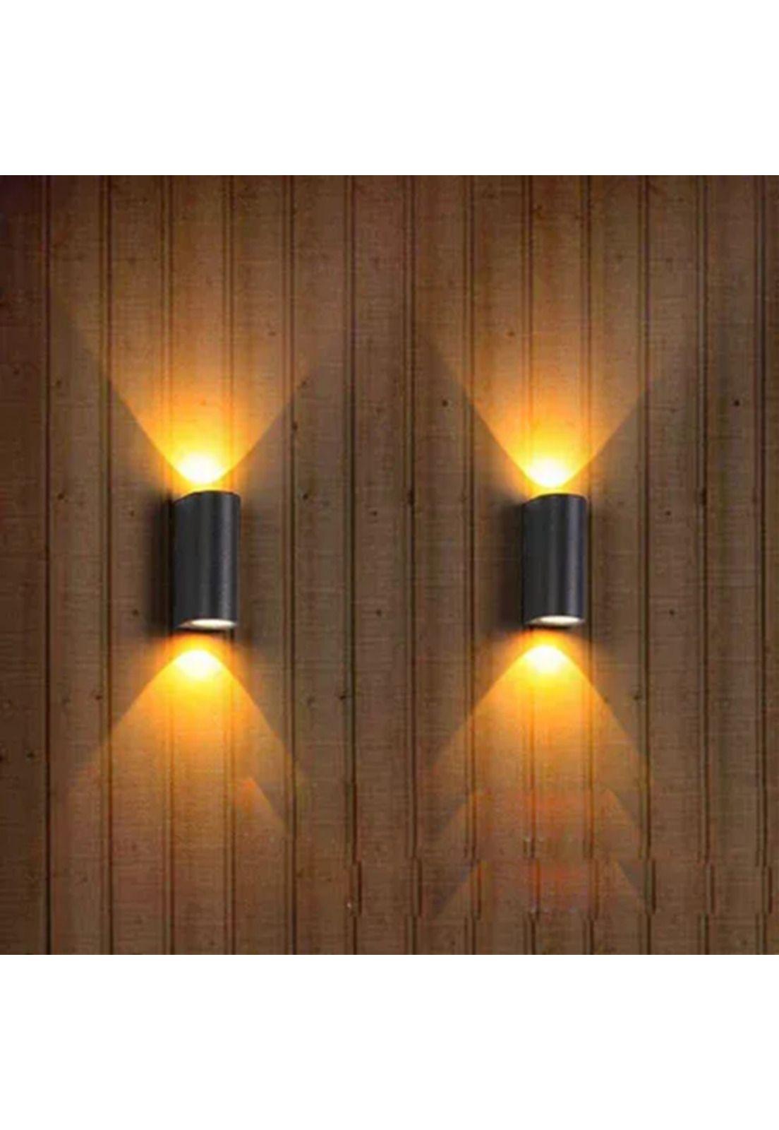 Lámpara aplique pared luz led fría interior y exterior-2