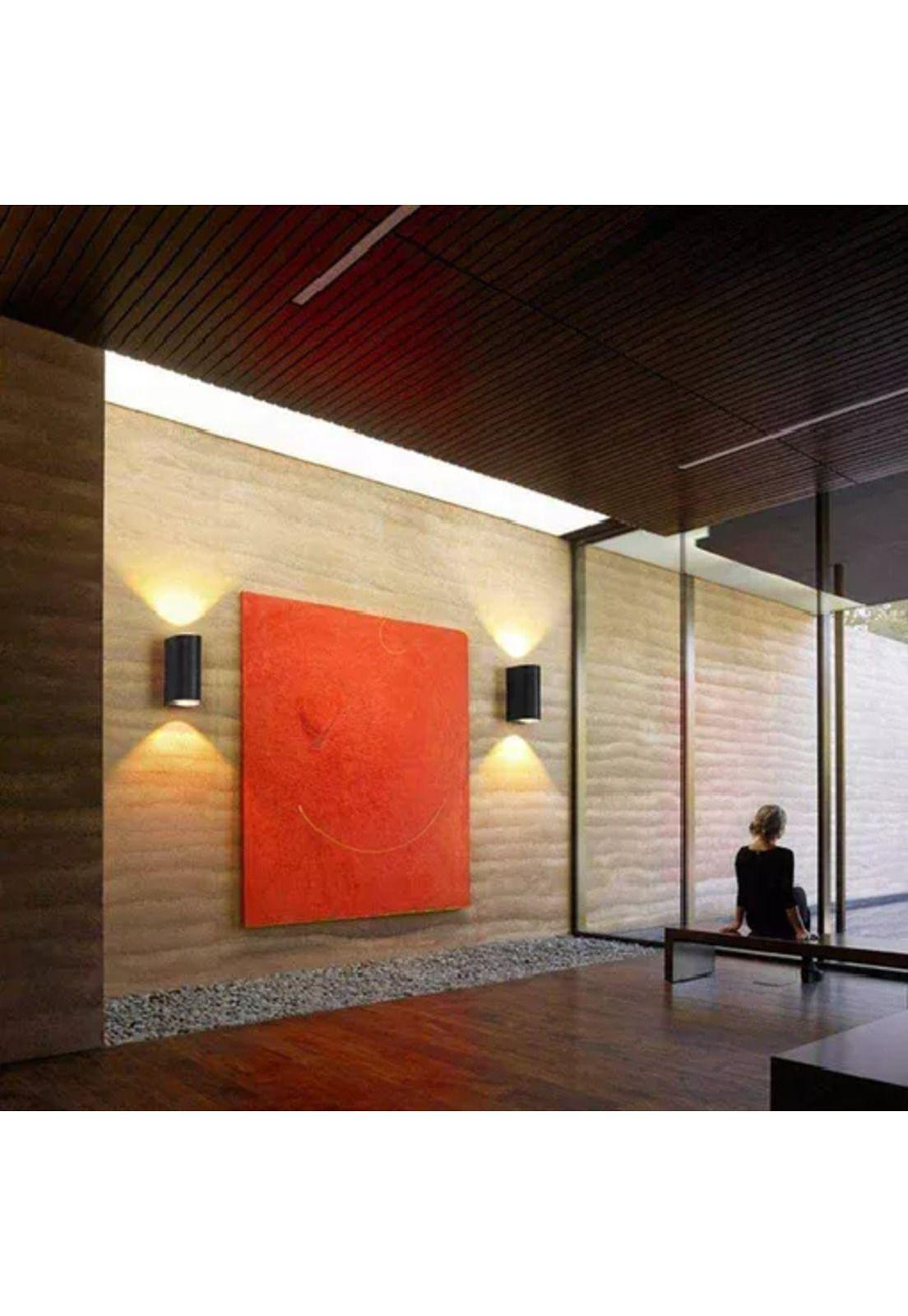 Lámpara aplique pared luz led fría interior y exterior-4