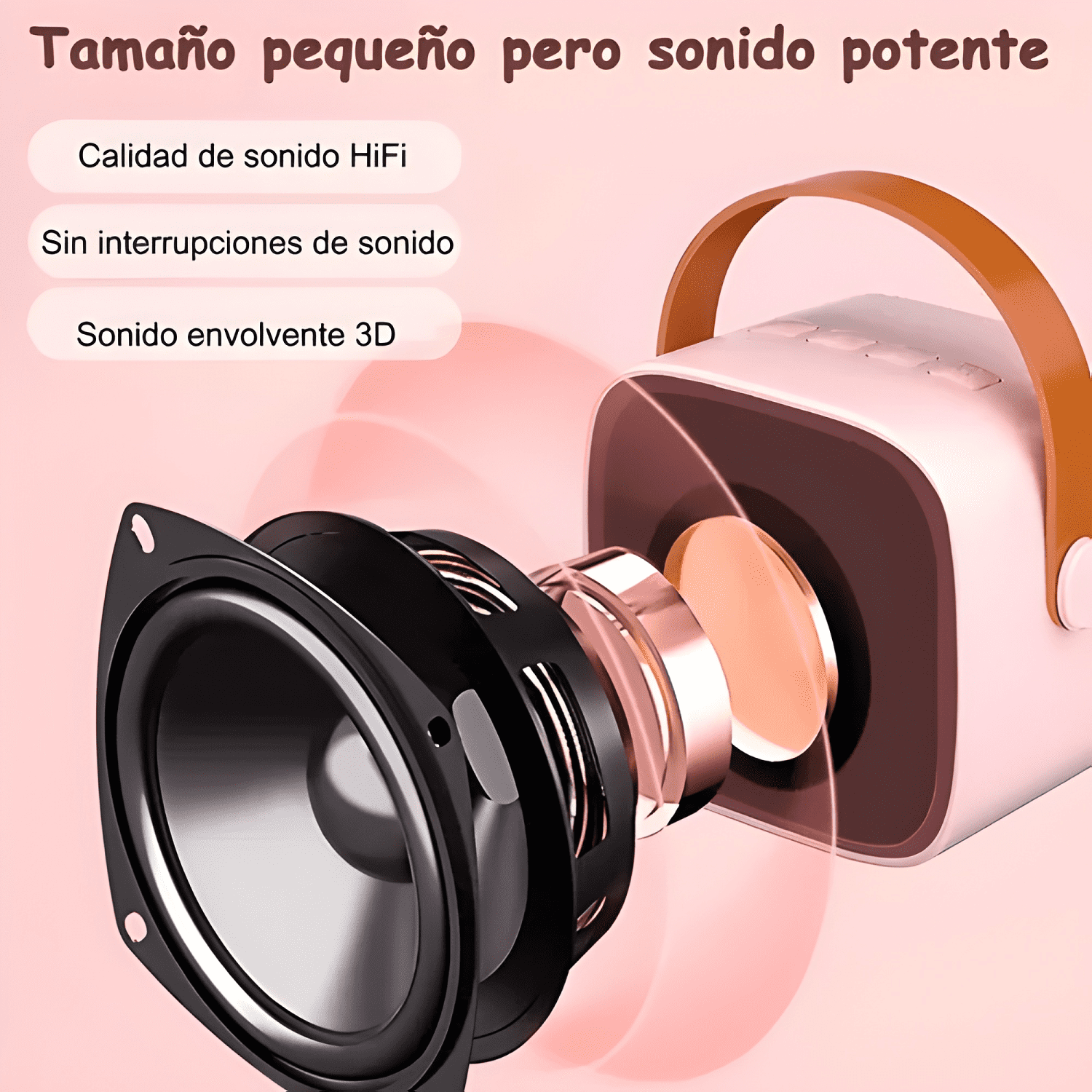 Altavoz bluetooth inalámbrico con micrófono para niños #1-2