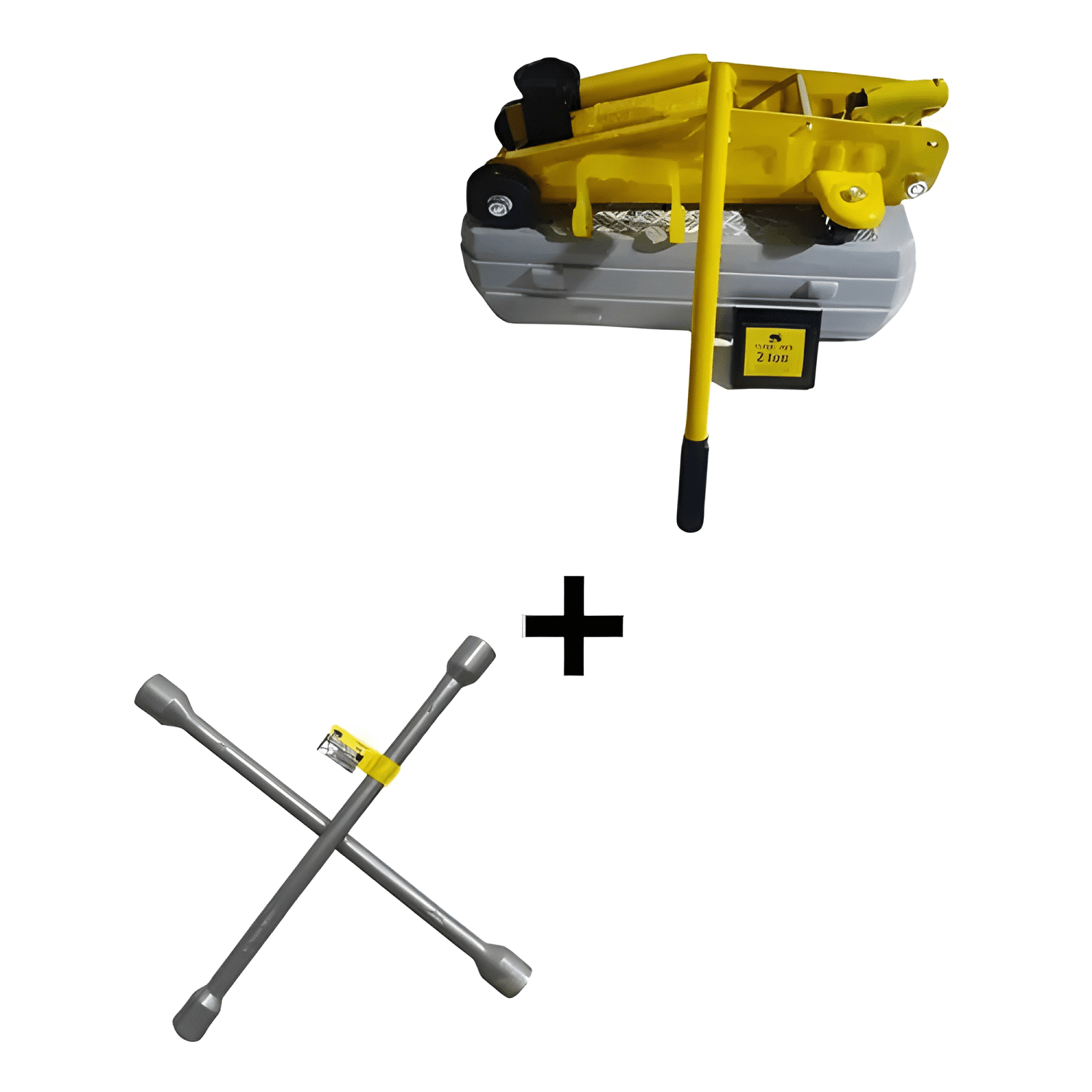 Kit Gata Hidráulica para Autos Tipo Caimán Tn + Llave Max-3