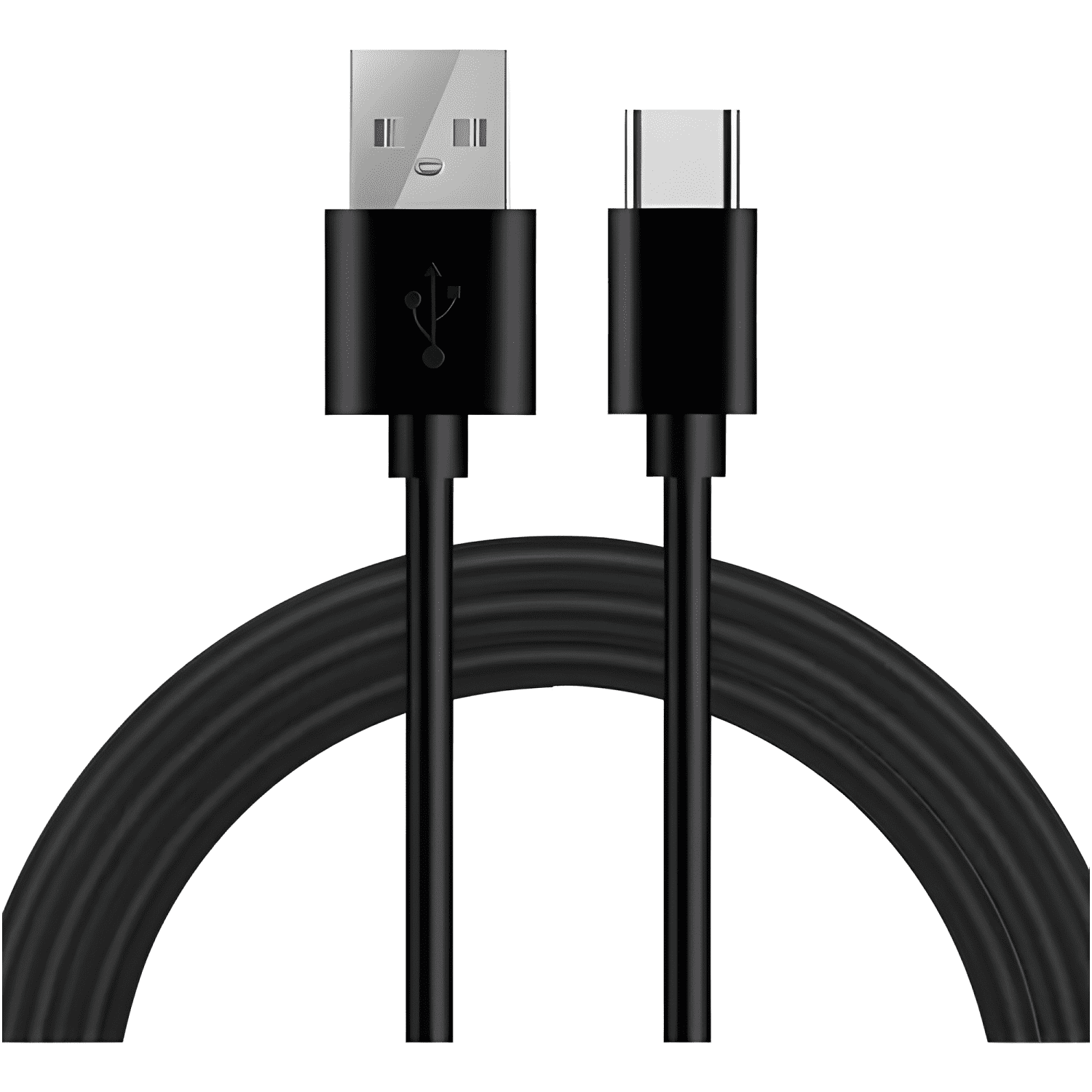 Cable cargador tipo c compatible s8 s9 s10 s20 s21 Negro-2