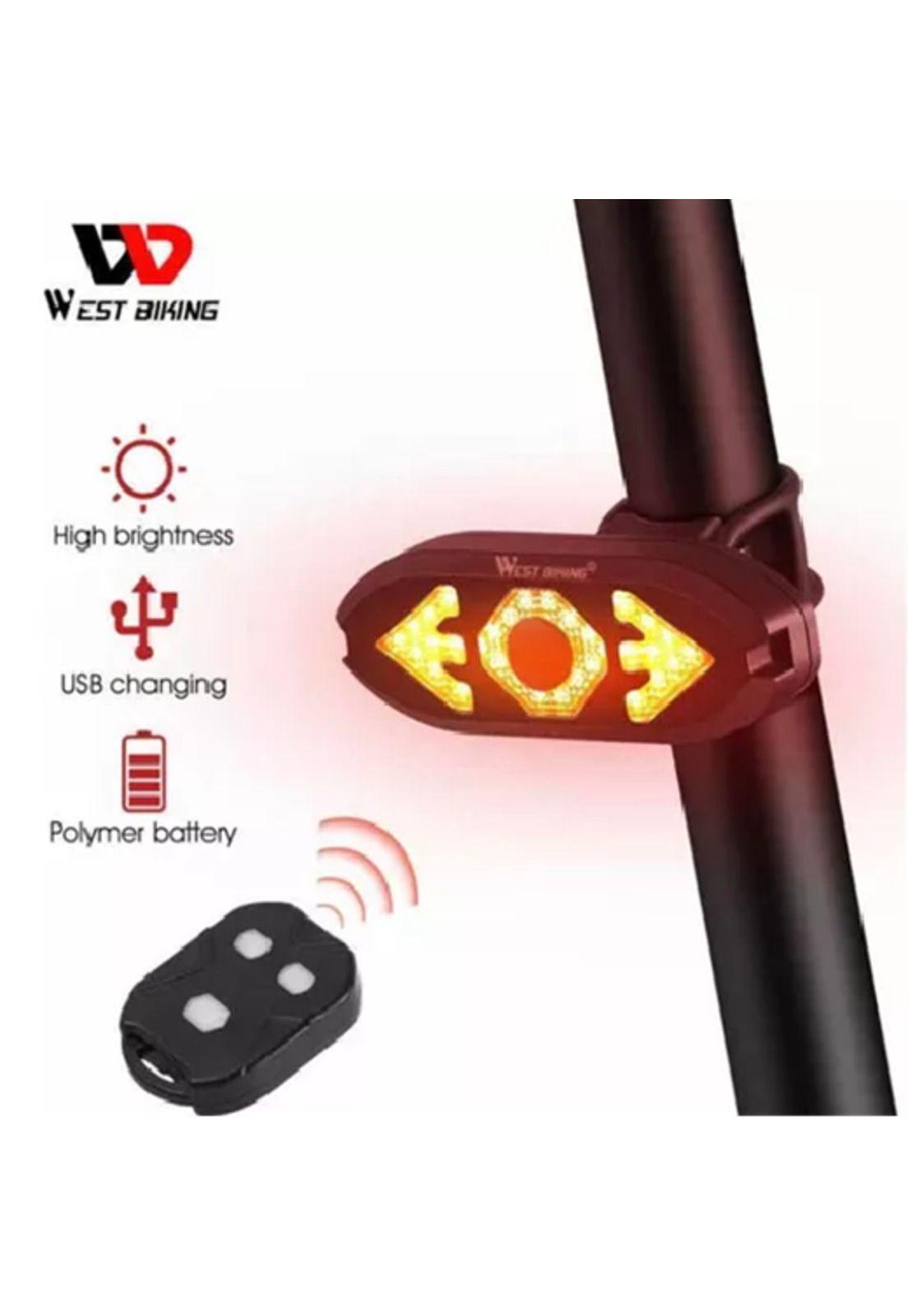 Luz bicicleta set delantera trasera usb Maxwell impermeable negro-2