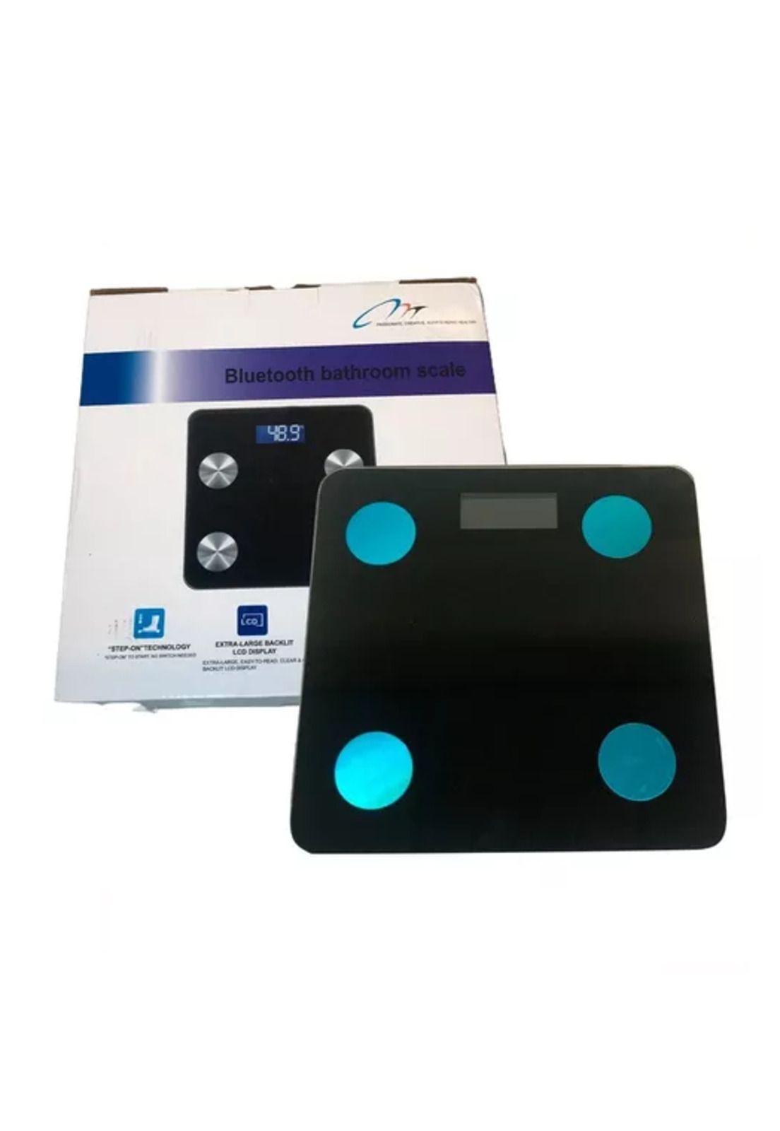 Balanza digital de baño hasta 180 kg bluetooth negra-3
