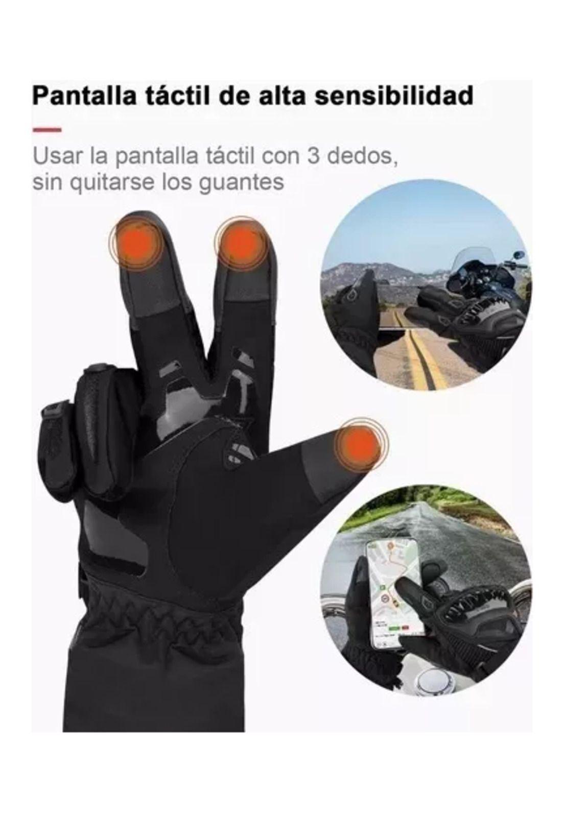 Guantes Suomy invierno impermeable para motociclista térmico, talla L-2