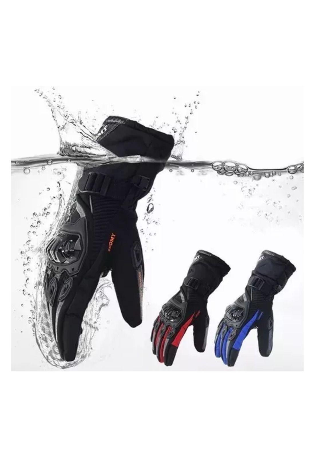 Guantes Suomy invierno impermeable para motociclista térmico, talla L-4