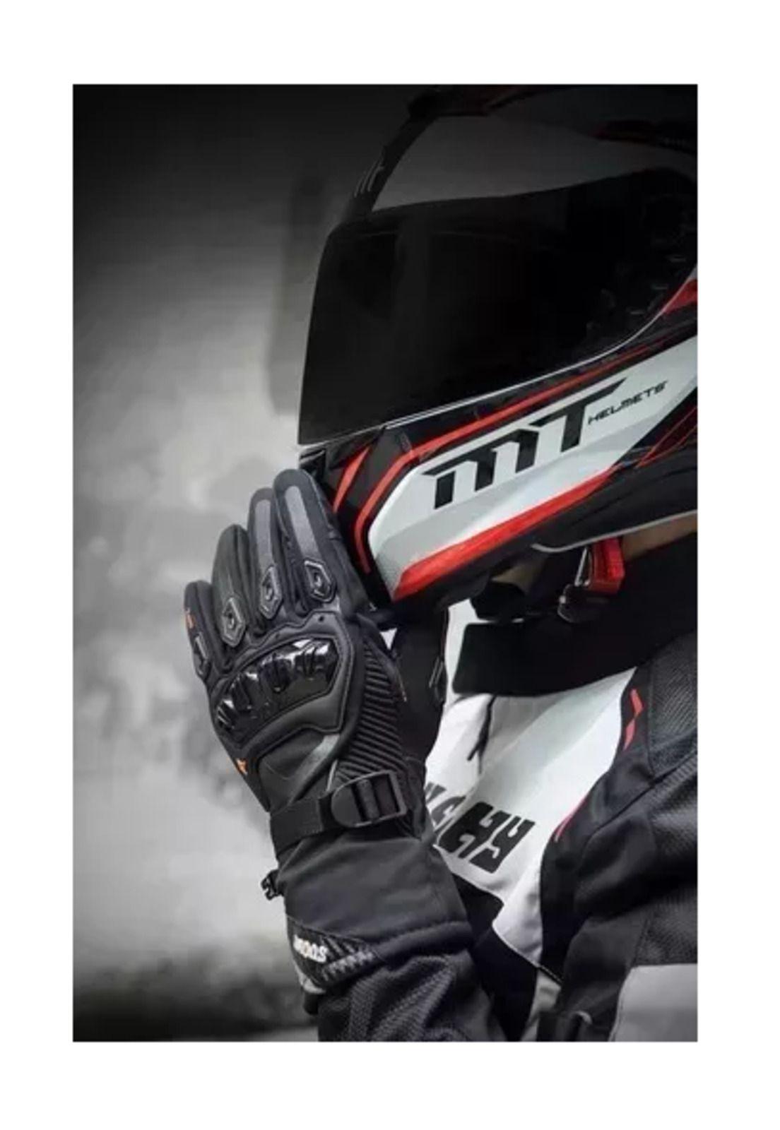 Guantes Suomy invierno impermeable para motociclista térmico, talla L-5