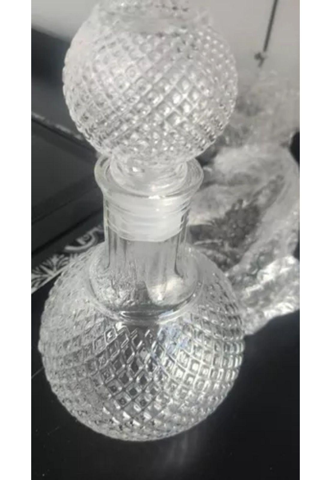 Decanter de licor de whisky y ginebra cristal 1,1 litros-2