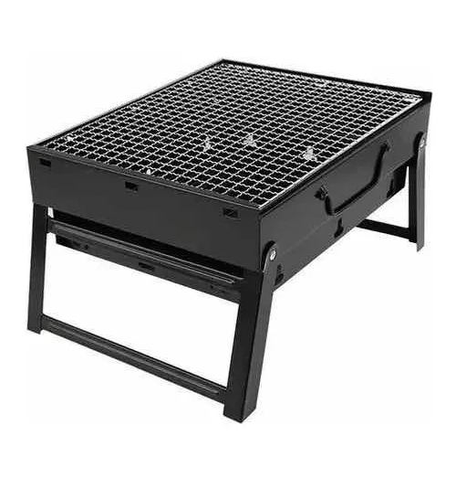 Parrilla Negra Chico Móvil 44x30cm-2