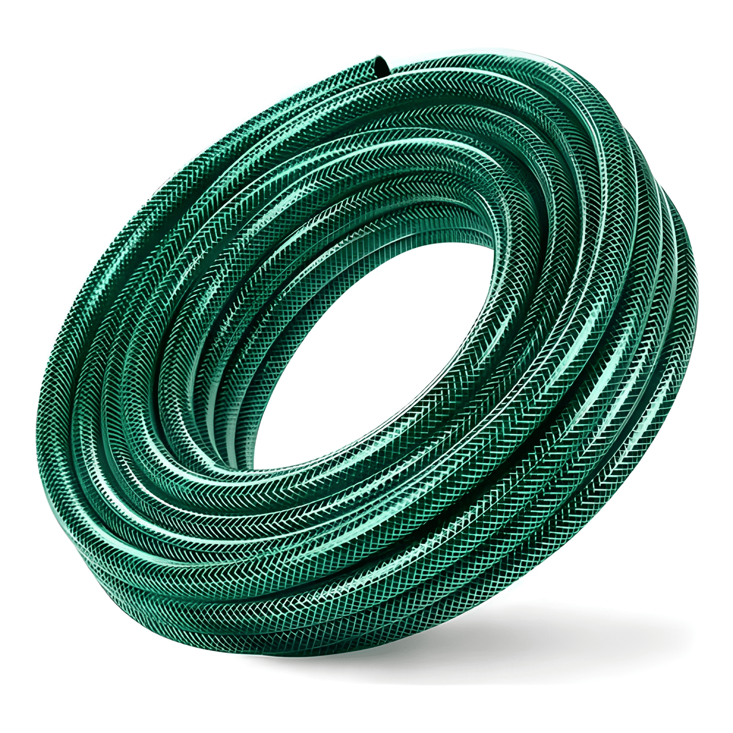 Manguera PVC jardin malla reforzada 1/2 10 metros Verde-3