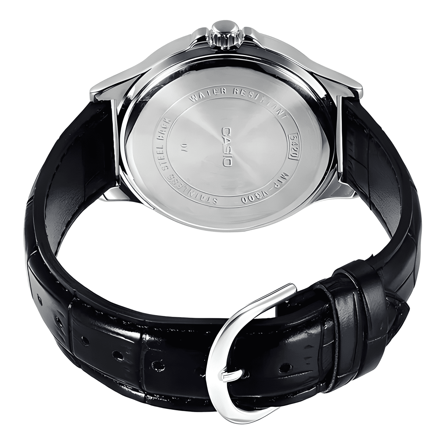 Reloj pulsera casio mtp-v004l-7a con correa de cuero - #2-2