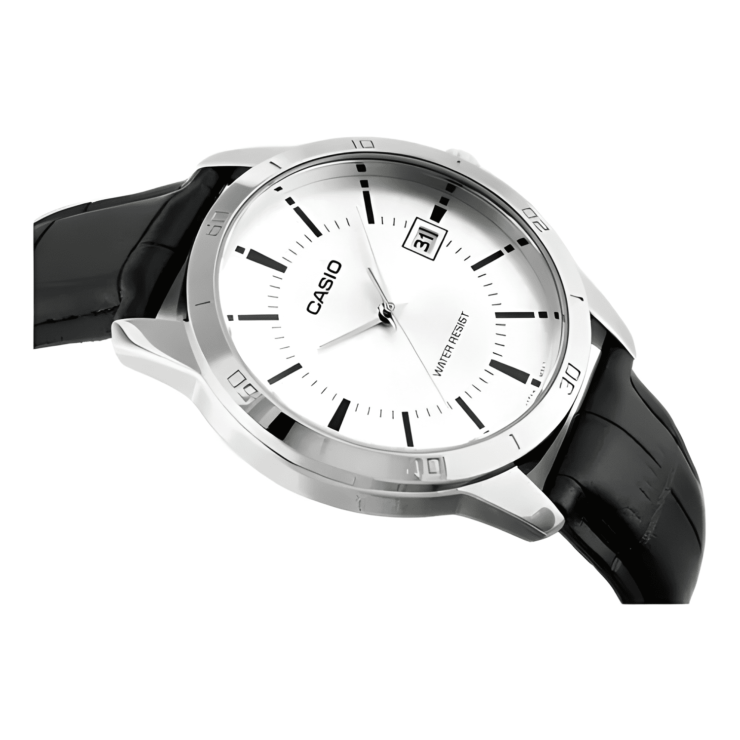 Reloj pulsera casio mtp-v004l-7a con correa de cuero - #2-3