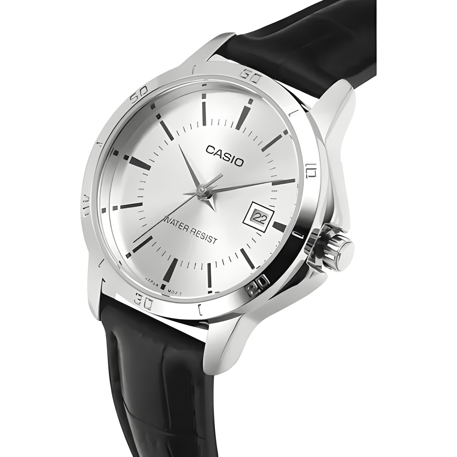 Reloj pulsera casio mtp-v004l-7a con correa de cuero - #2-4