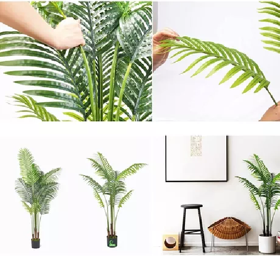 Tiras Planta Artificial Enredadera Palmera 11m Decoración-3