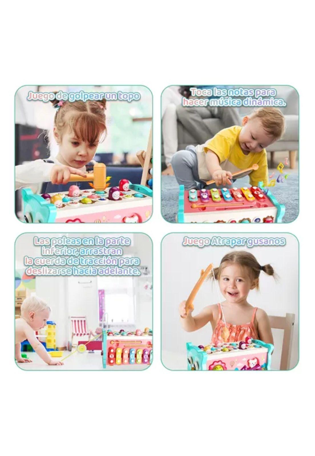 Juguetes didácticos Montessori educativos 8 en 1 multicolor-4