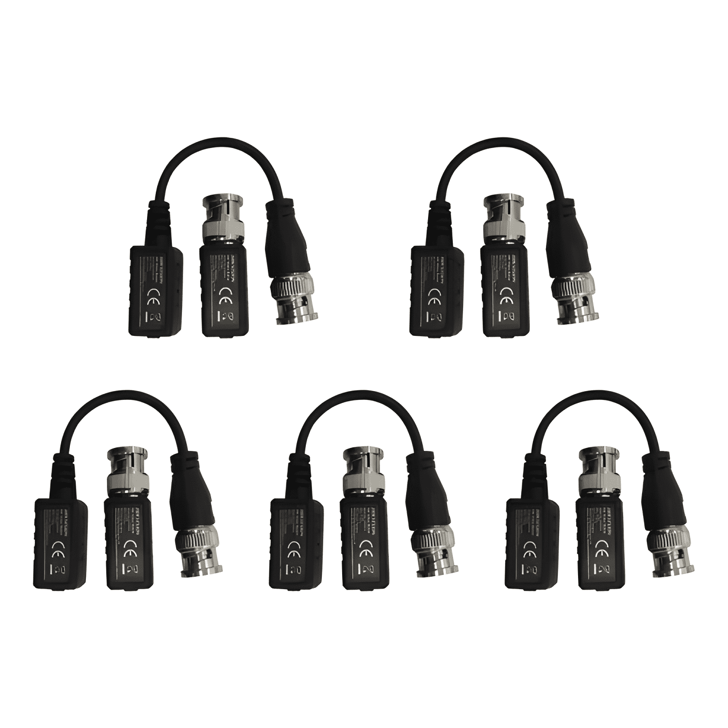 Kit 05 Pares de Balun Pasivo Hd Tvi/cvi/ahd Ds-1h18s/e(c)-1