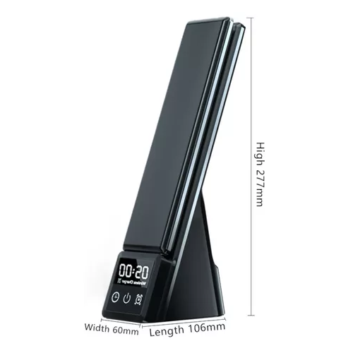 Estación de carga inalámbrica para iPhone 15W + lámpara 3 en 1 negro-4