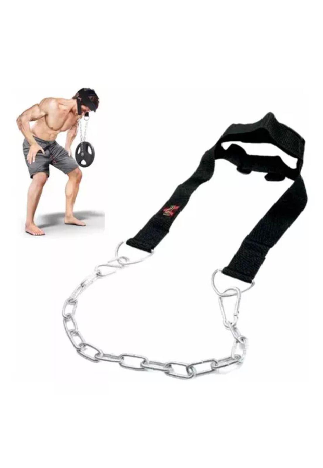 Arnés de correa de ejercicio, peso para cabeza y cuello, entrenamiento-3