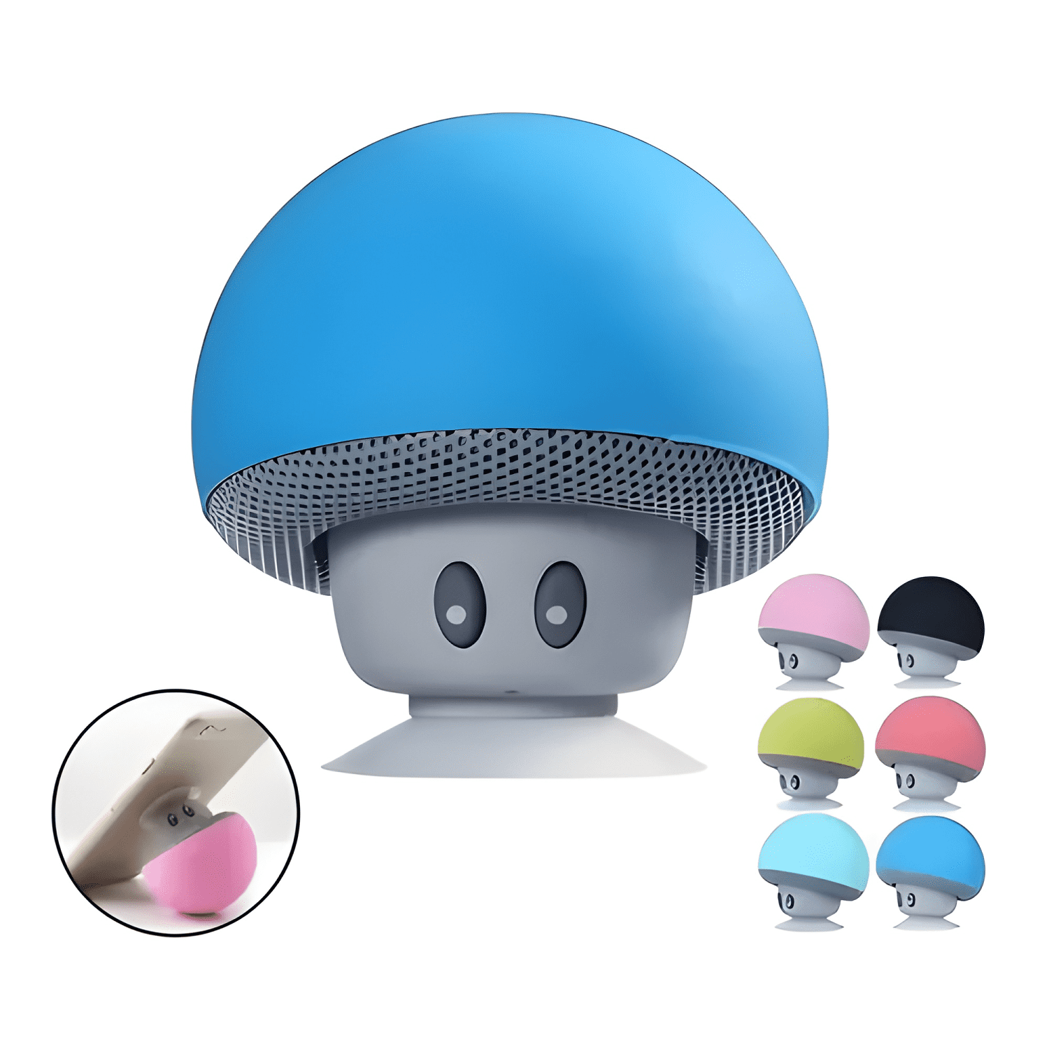Mini parlante portátil inalámbrico bluetooth bocina Negro-0