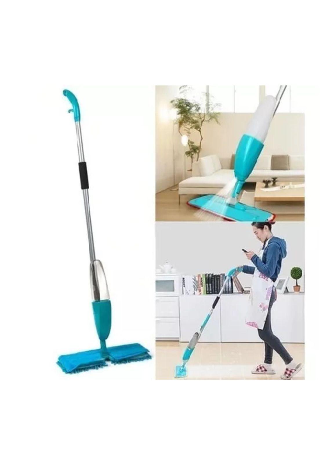 Mopa limpiador rociador spray trapeador para piso blanco-2
