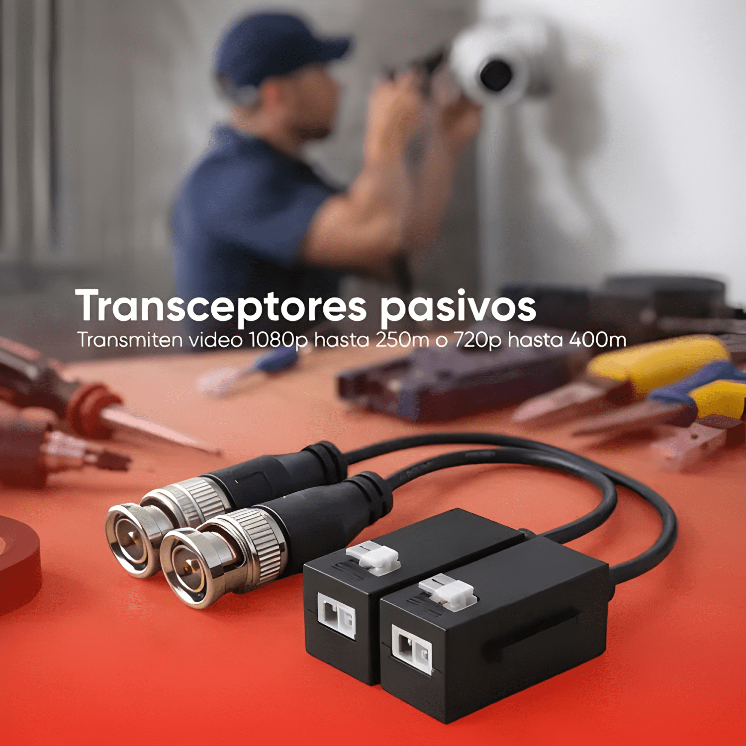 Par de Transceptores Pasivos Dahua HDCVI Modelo DH-PFM800-E-2