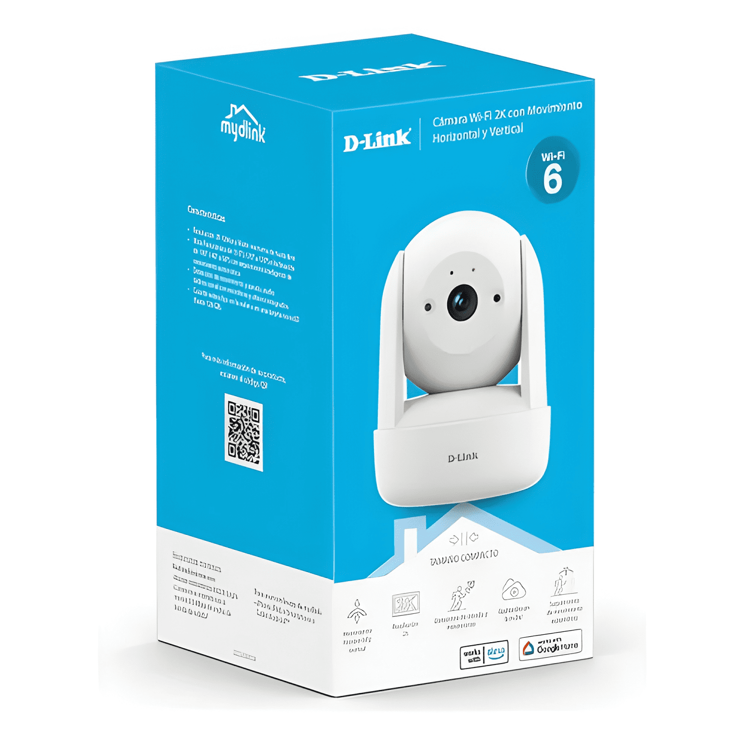 Cámara de Seguridad D-link Wi-fi 2K con Movimiento Blanco-4