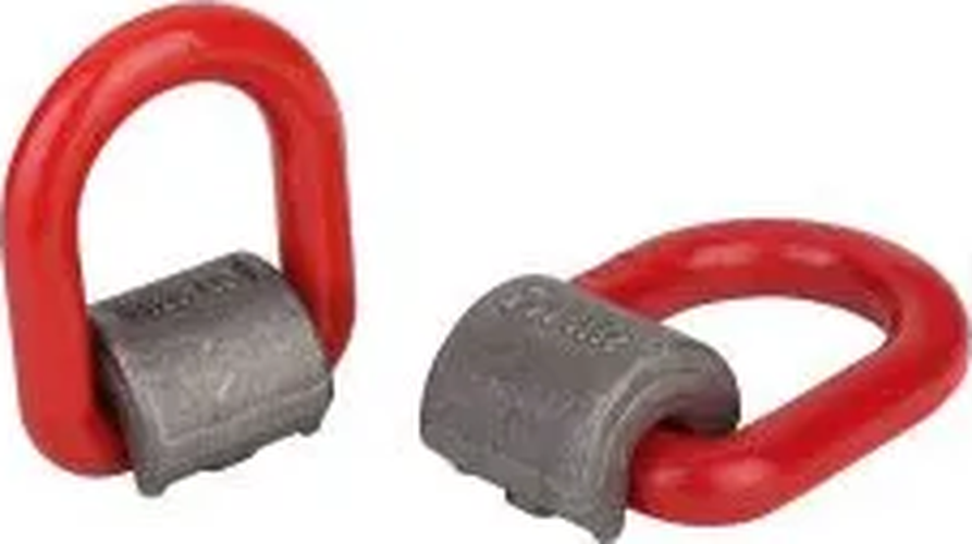 Cancamo Soldable D-ring Gr80 2.000kg (1 Unidad) Rojo-0