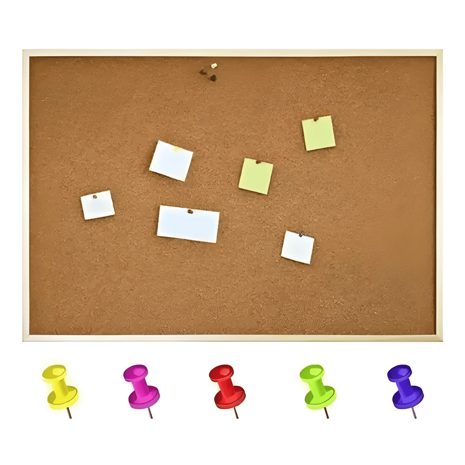 Pack x 2 pizarras corcho 60 x 90 cm + fijadores #2-2