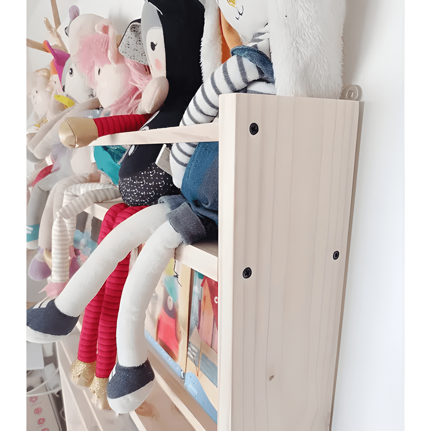 Librero infantil Montessori madera armado-0