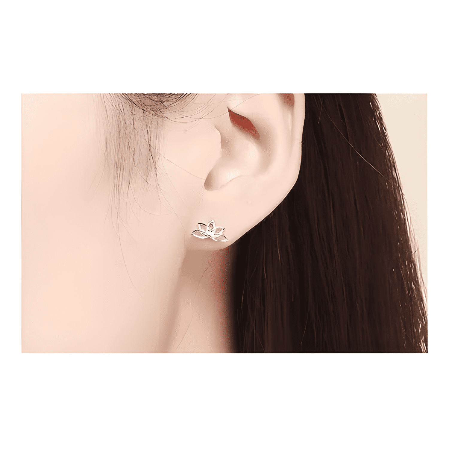 Aros Plata 925 Flor De Loto-2