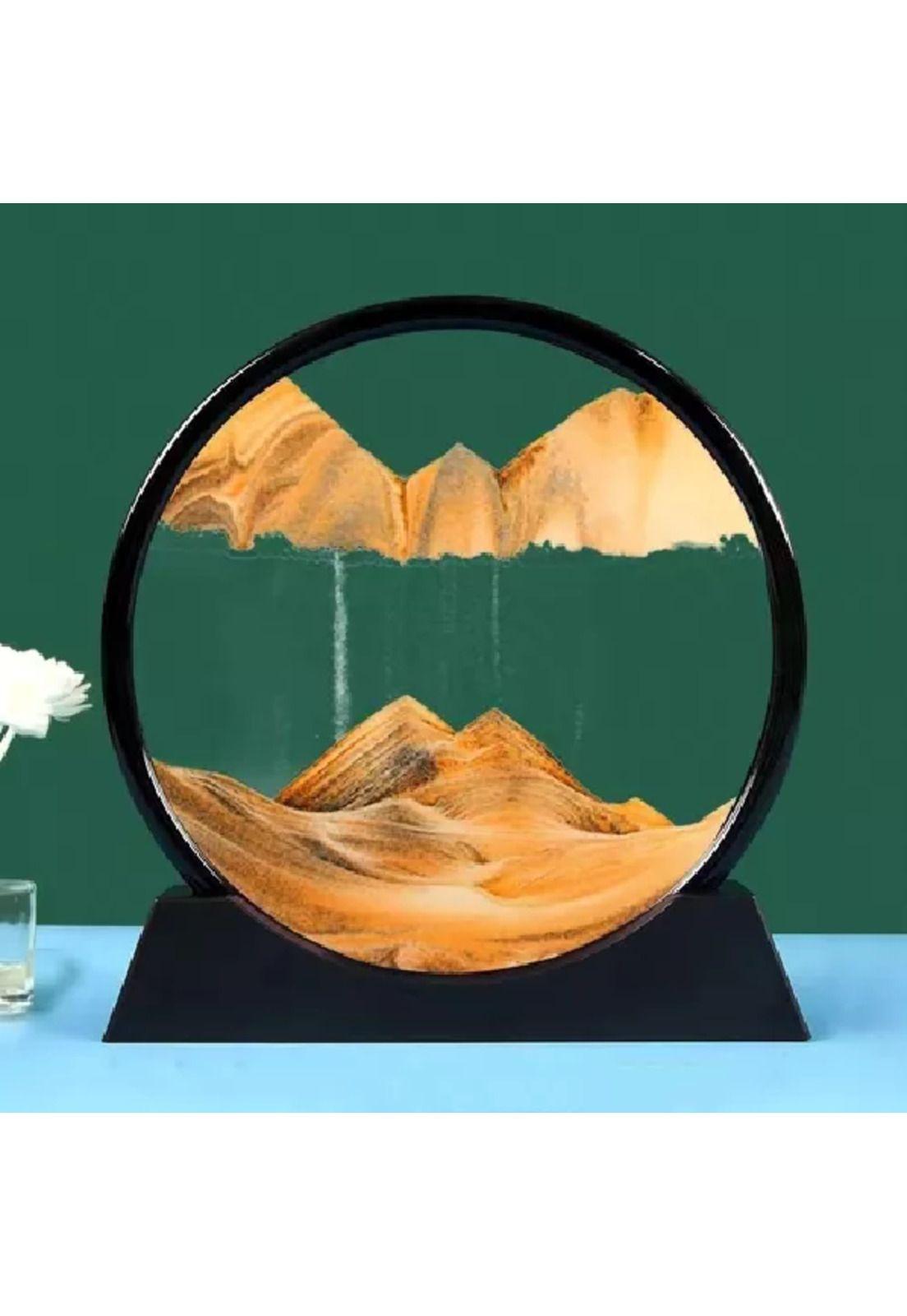 Decoración Arte de Arena Anti Estrés Sensorial Paisaje Naranjo-4