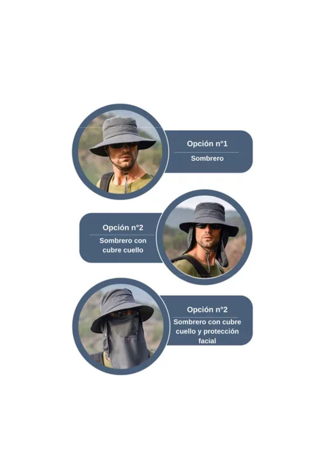 Sombrero Boonie Legionario Protección Solar Azul Marino-2