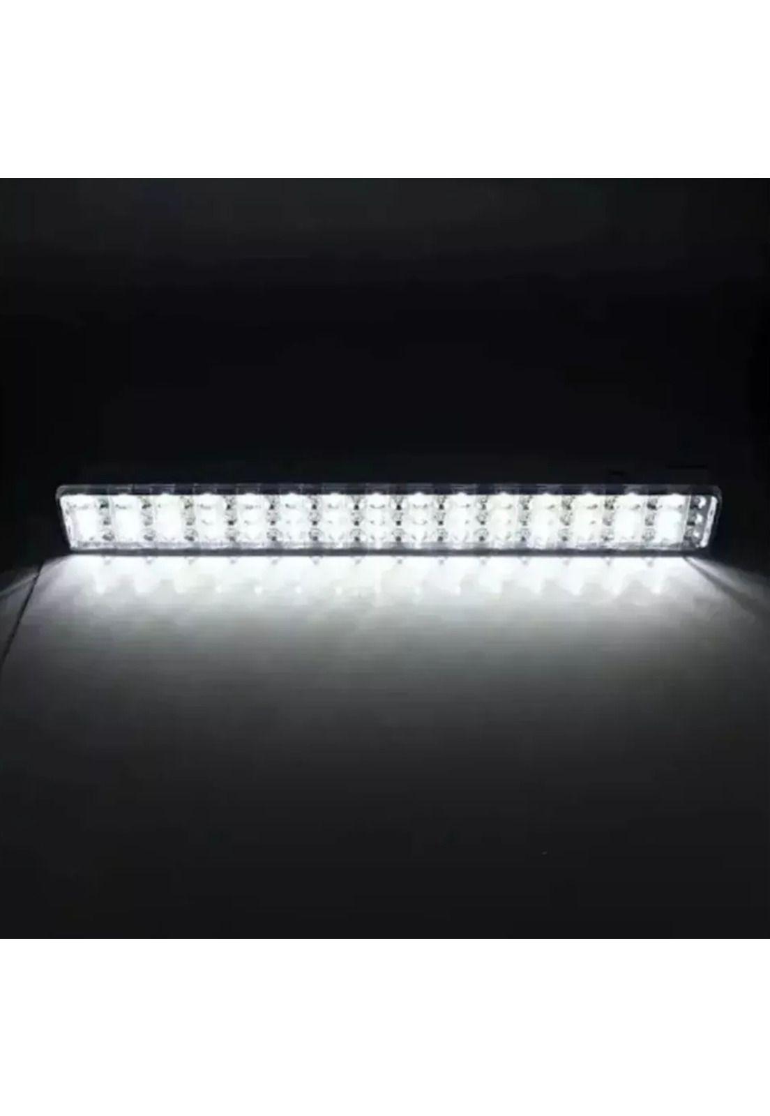 Pack x2 lámparas luz LED de emergencia recargable 24 hrs, blanco-3
